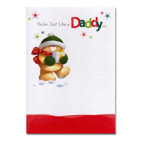 Like a Daddy Christmas Forever Friends Card